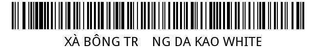 XÀ BÔNG TRẮNG DA KAO WHITE