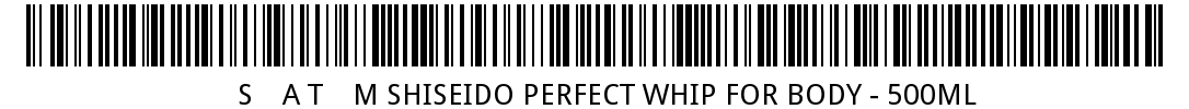 SỮA TẮM SHISEIDO PERFECT WHIP FOR BODY - 500ML